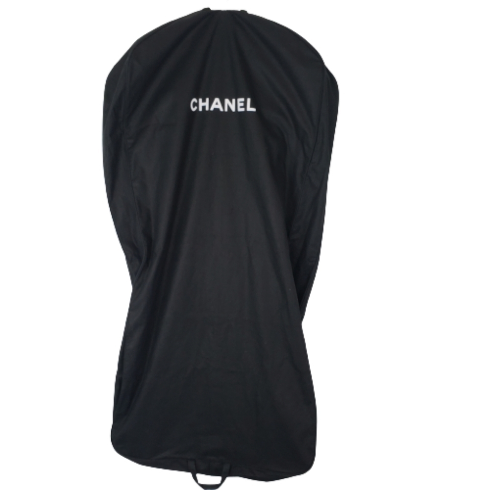 Auth Chanel Black Garment Bag